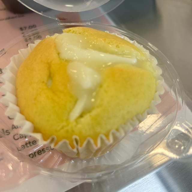 Coconut Chiffon Cupcake.