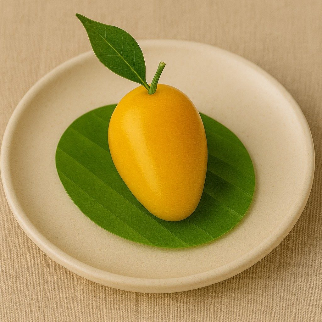 Luk Chup / Fruit-shaped Mung Bean Candy.