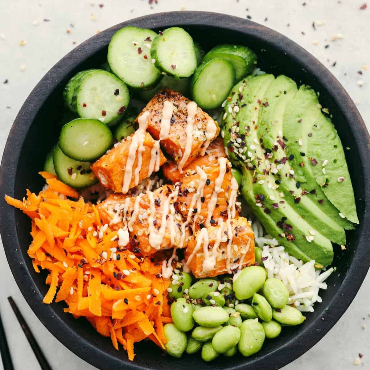 Salmon Classic Bowl.