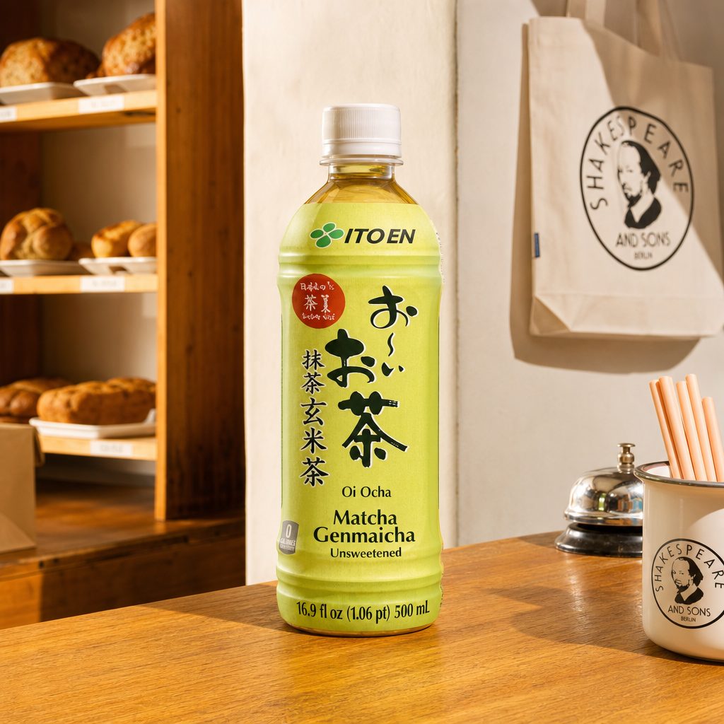 Matcha green tea.