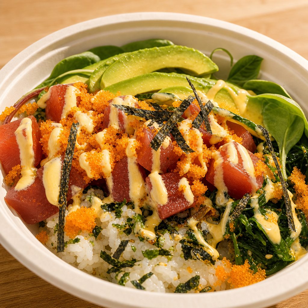 Tuna Ahi Bowl.