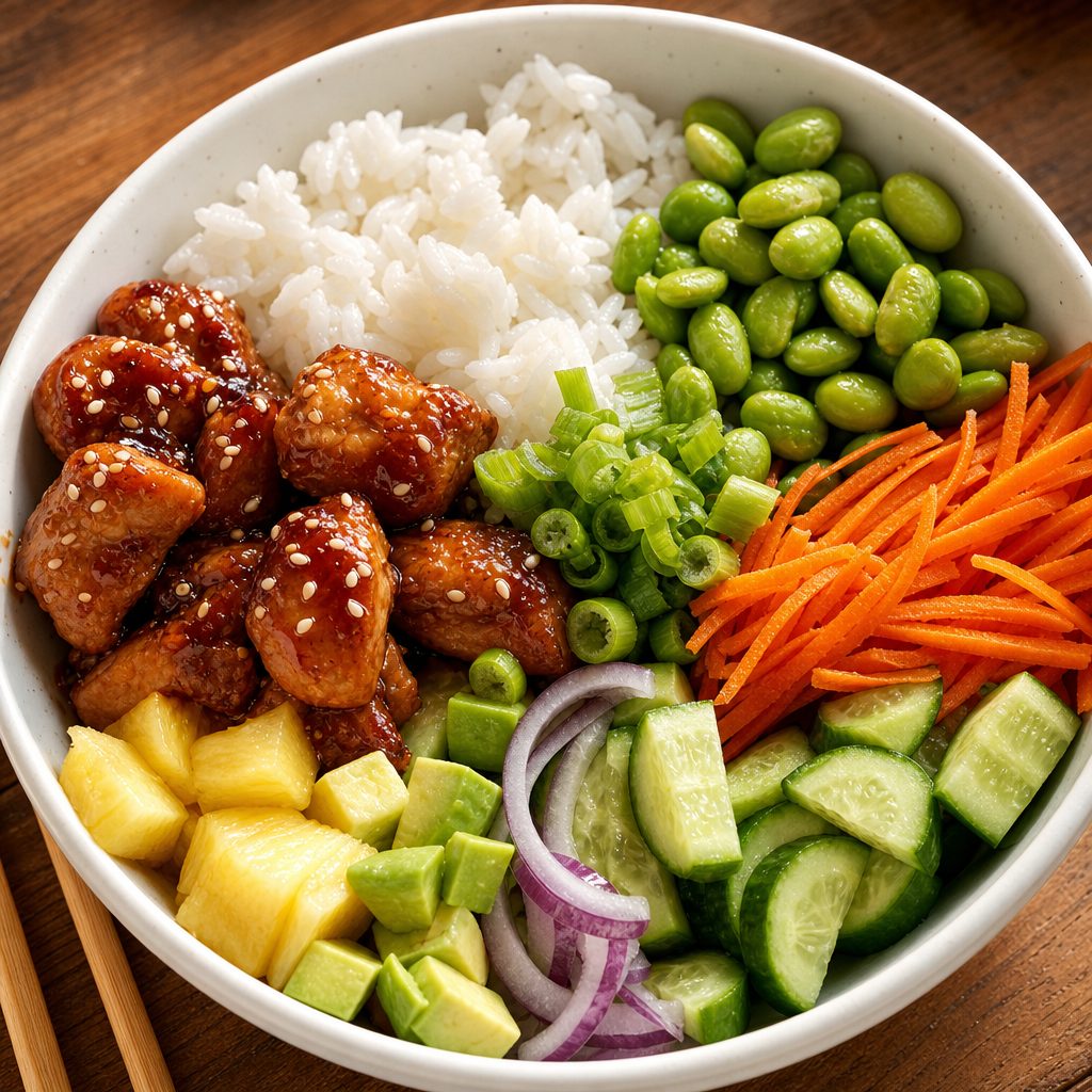 Chicken & Veggie Bowl.
