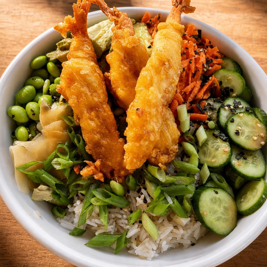Shrimp Tempura Bowl.