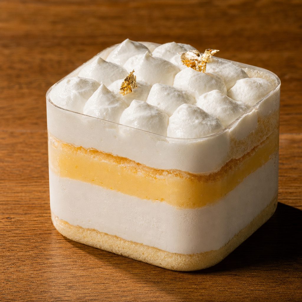 Coconut Mousse Cake.